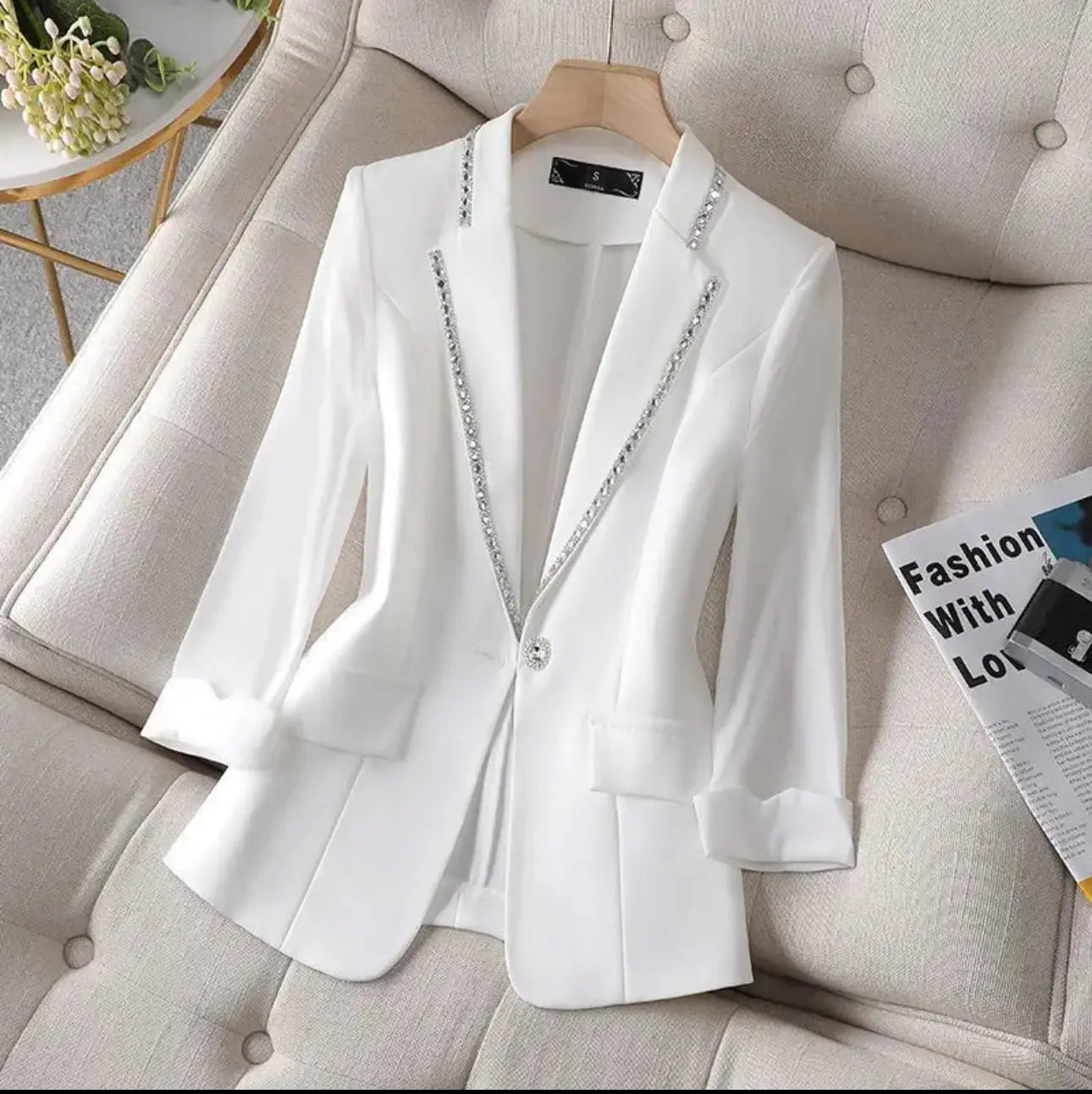 ELYSHA™ | DIAMOND TAILLEUR JACKET VELOUR MILANO