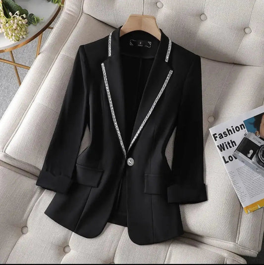 ELYSHA™ | DIAMOND TAILLEUR JACKET VELOUR MILANO