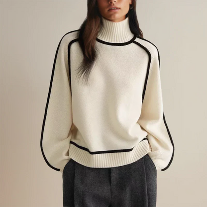 VELOUR® MAGLIONE CUCITURE A CONTRASTO VELOUR MILANO