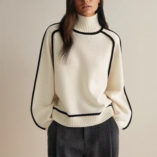 VELOUR® MAGLIONE CUCITURE A CONTRASTO VELOUR MILANO